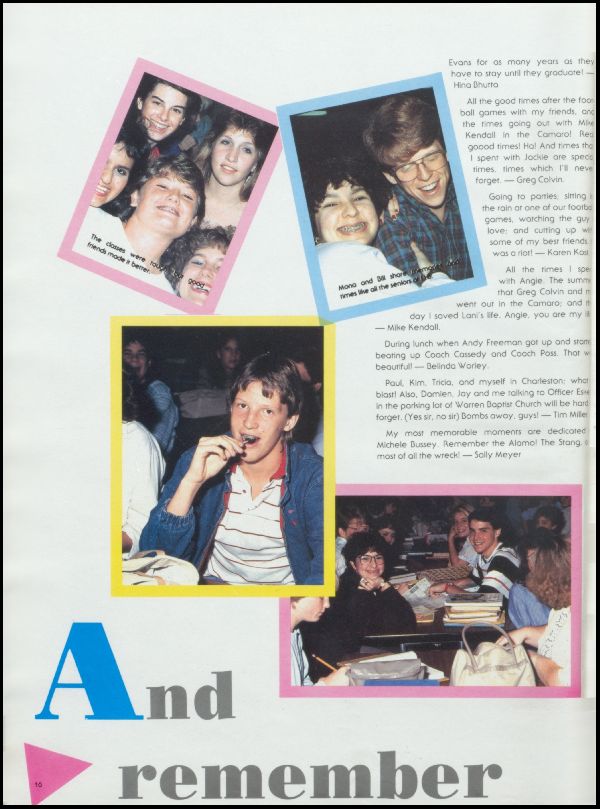 Class of 1987 Yearbook