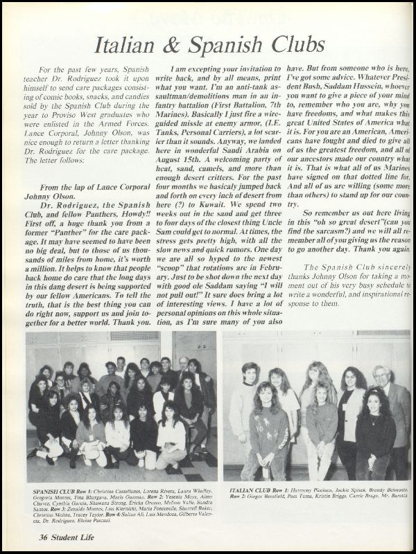 Class of 1991 Yearbook