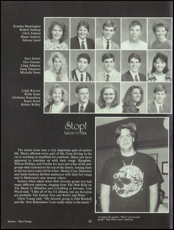 Class of 1991 Yearbook