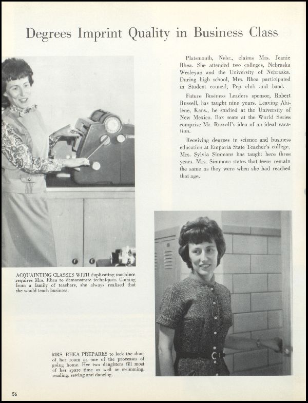 Yearbook Page